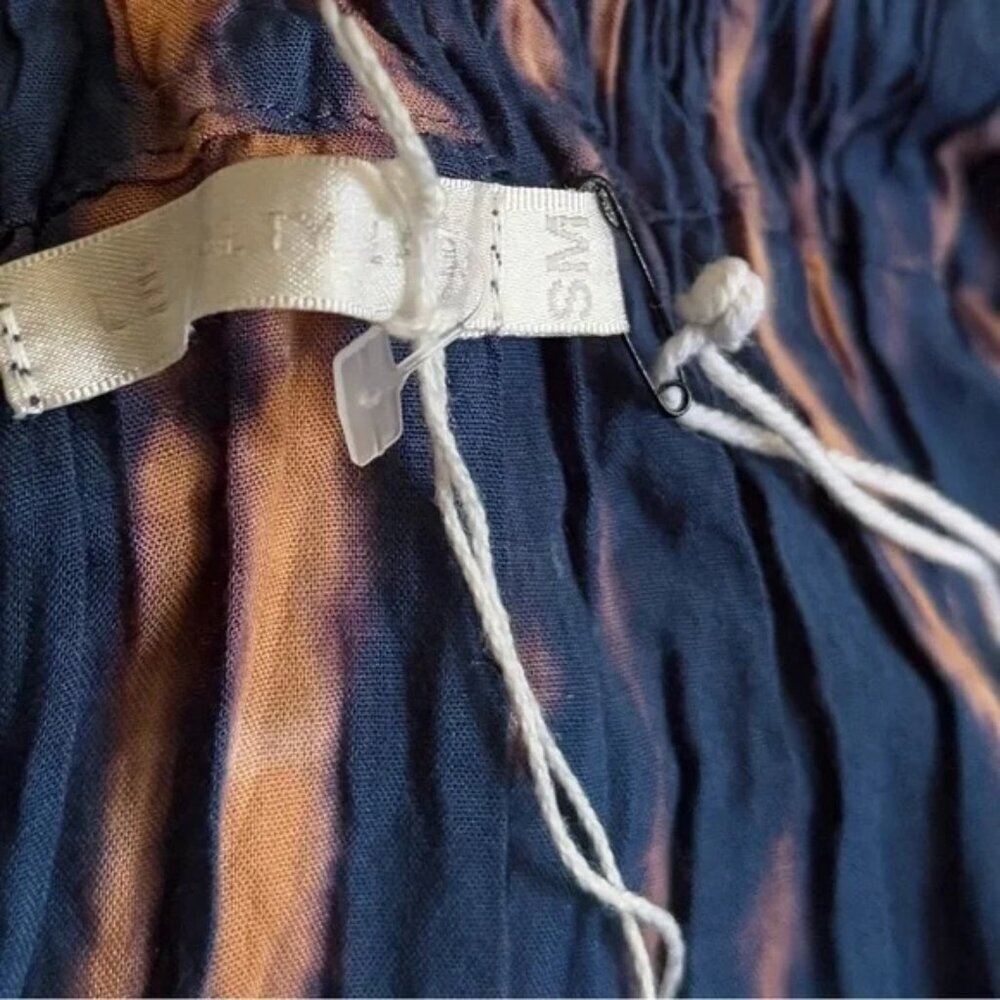 LE SALTY LABEL - Elegant Blue Tie-Dye Maxi Dress Size S/M - Picture 4 of 8